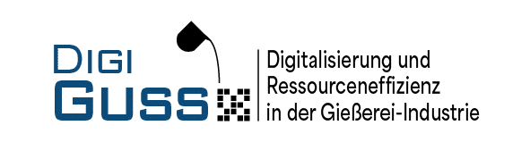 DigiGuss-Logo DigiGuss - ZIM-Kooperationsnetzwerk für Forschung und Entwicklung zur Digitalisierung und Ressourceneffizienz in der Gießerei-Industrie.